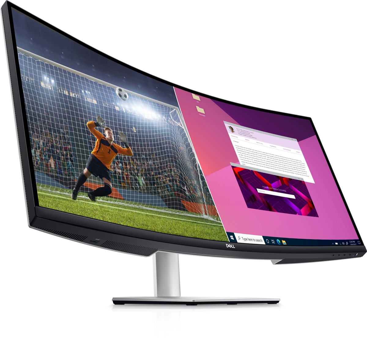 34 DELL S3423DWC 4MS USB-C WQHD LED MONITOR 4MS 100HZ 3440 x 1440 VESA 1x DP 2x HDMI