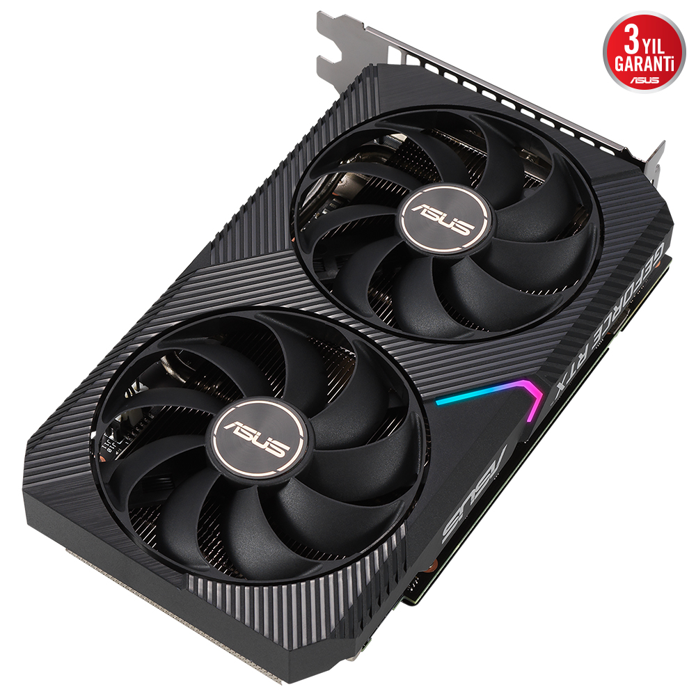 ASUS GEFORCE DUAL-RTX3060-O8G 8GB GDDR6 128bit 1807 MHz OC 1xHDMI 3xDP RGB EKRAN KARTI