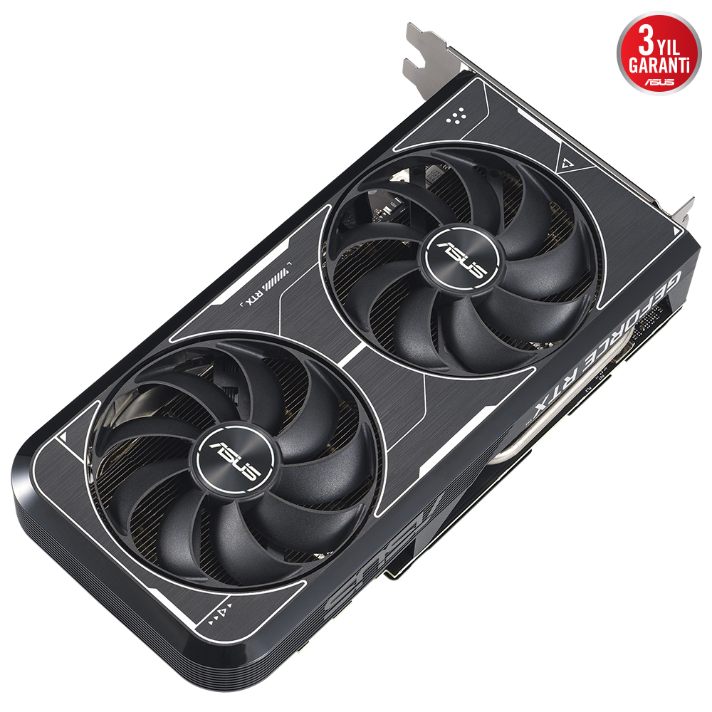 ASUS GEFORCE DUAL RTX3060TI O8GD6X 8GB GDDR6X 256bit 1695MHz OC 2xHDMI 3xDP RGB EKRAN KARTI