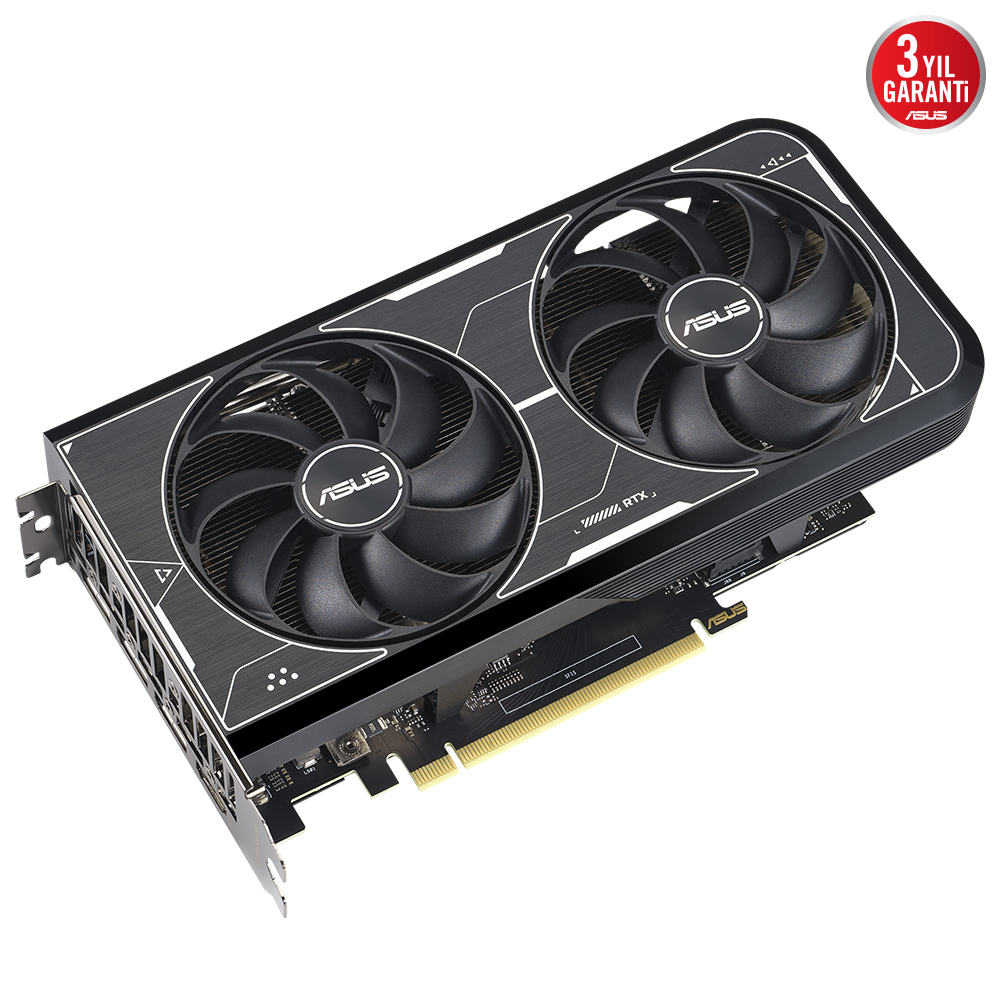 ASUS GEFORCE DUAL RTX3060TI O8GD6X 8GB GDDR6X 256bit 1695MHz OC 2xHDMI 3xDP RGB EKRAN KARTI