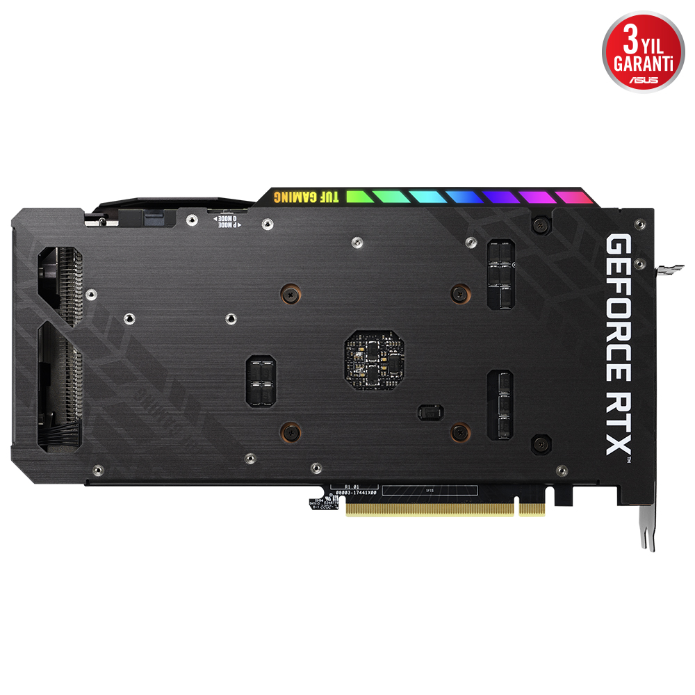 ASUS GEFORCE RTX 3050 TUF-RTX3050-O8G-GAMING 8GB GDDR6 128bit 1852MHz OC HDMI 3xDP RGB EKRAN KARTI