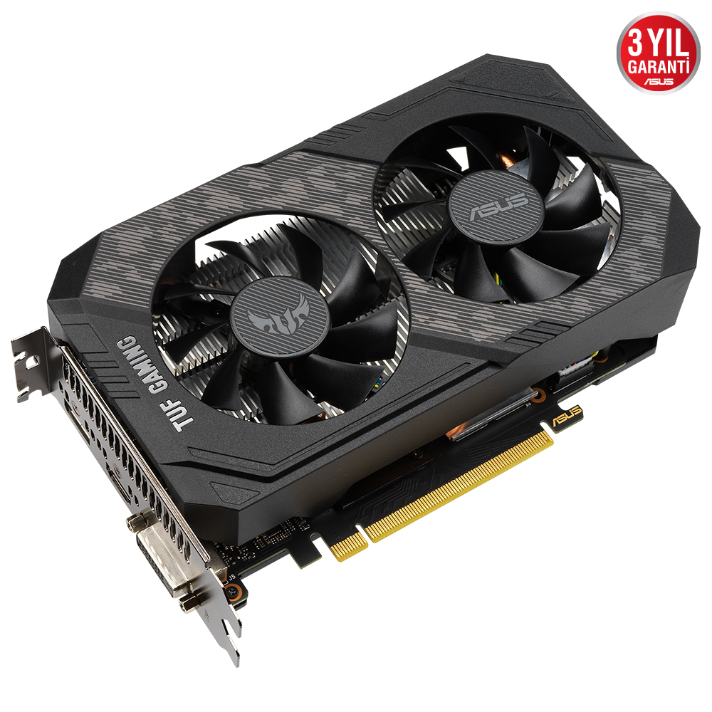 ASUS GEFORCE TUF-GTX1660S-6G-GAMING 6GB GDDR6 192bit 1860MHz OC 1xDVI 1xHDMI 1xDP EKRAN KARTI