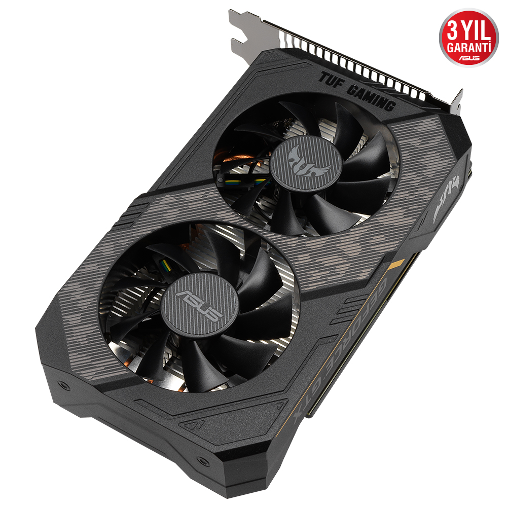 ASUS GEFORCE TUF-GTX1660S-6G-GAMING 6GB GDDR6 192bit 1860MHz OC 1xDVI 1xHDMI 1xDP EKRAN KARTI