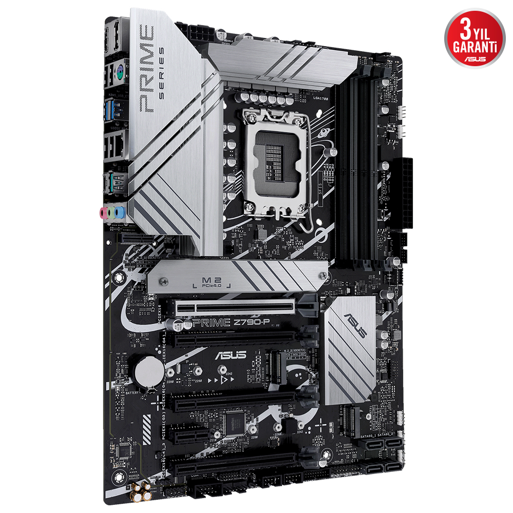 ASUS MB PRIME Z790-P-CSM INTEL Z790 LGA1700 DDR5 7200(OC) DP HDMI 3X M2 USB3.2 AURA RGB 2.5GBİT LAN ATX PCIE5.0