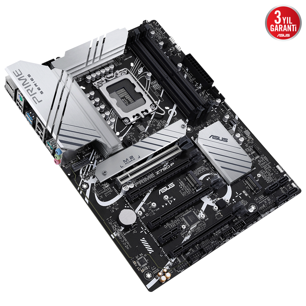 ASUS MB PRIME Z790-P-CSM INTEL Z790 LGA1700 DDR5 7200(OC) DP HDMI 3X M2 USB3.2 AURA RGB 2.5GBİT LAN ATX PCIE5.0