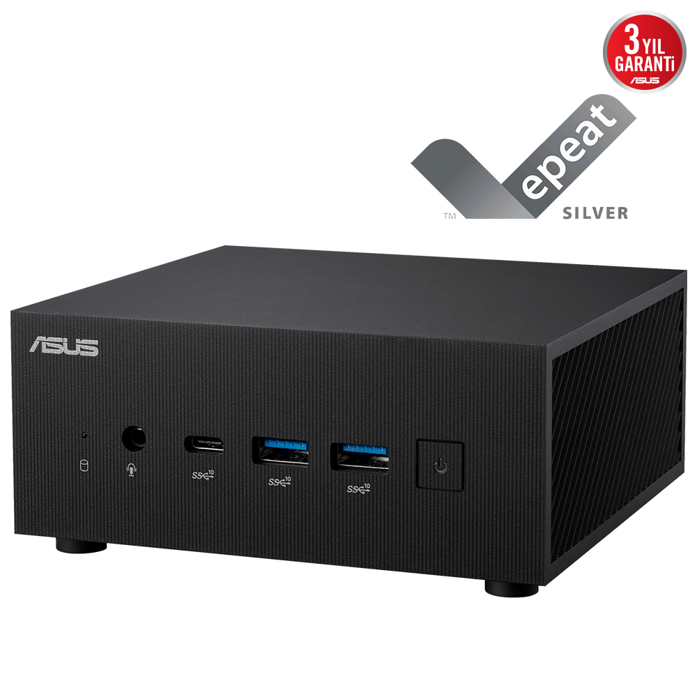 ASUS MINIPC PN64-S3193MD-i3-1220P-8G-256G M.2 SSD-DOS-(KM YOK)-3YIL-2xHDMI-DP-WiFi 6E-BT-VESA