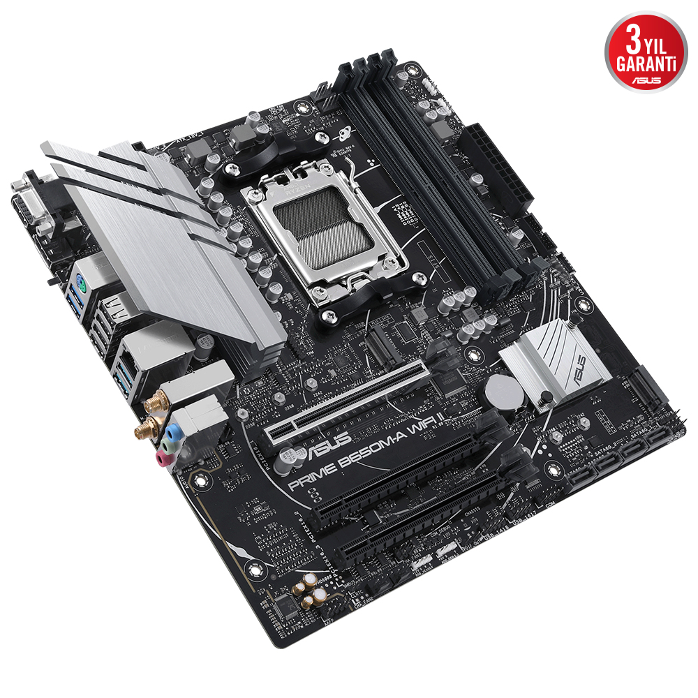 ASUS PRIME Z690-A Intel Z690 LGA1700 DDR5 6000 DP HDMI 3x M2 USB3.2 AURA RGB 2.5Gbit LAN ATX PCIe5.0, 16+1 Güç Aşaması, İki Yönlü AI Ses Engelleyici Mik.