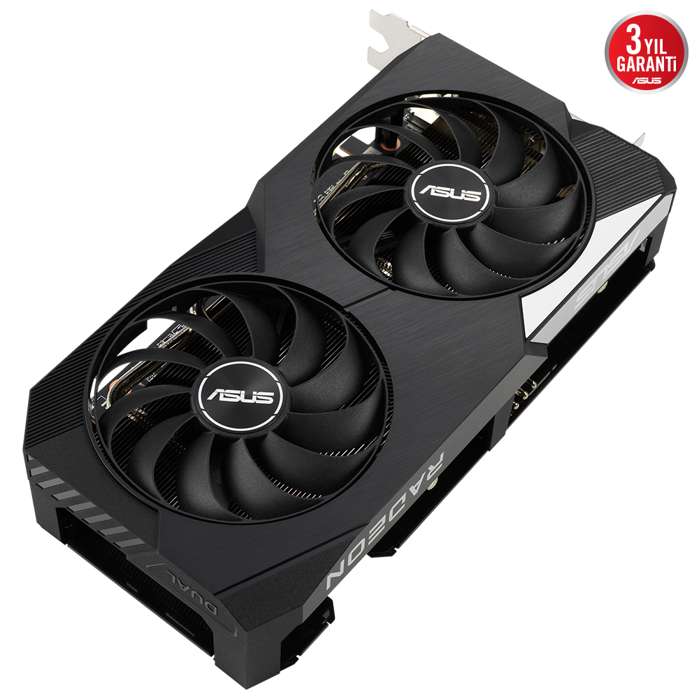 ASUS RADEON DUAL-RX6600-8G 8GB GDDR5 128bit 2491Mhz OC 1xHDMI 3xDP EKRAN KARTI