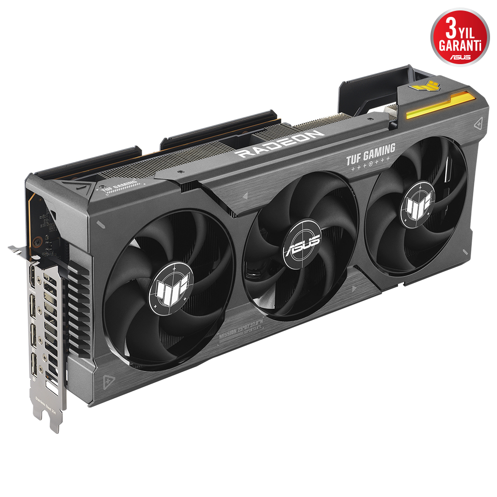 ASUS RADEON RX 7900 XTX TUF-RX7900XTX-O24G-GAMING 24GB GDDR6 384bit 2525MHz OC HDMI 3xDP RGB EKRAN KARTI