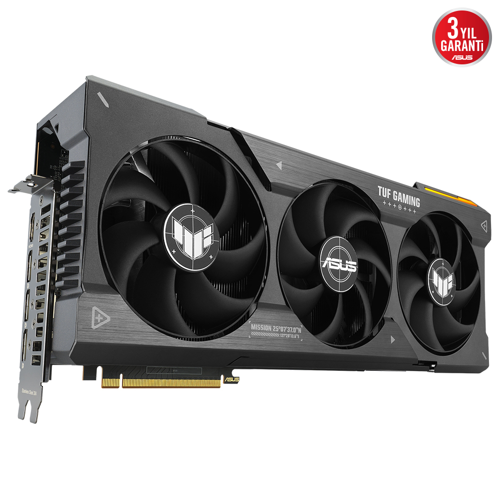 ASUS RADEON RX 7900 XTX TUF-RX7900XTX-O24G-GAMING 24GB GDDR6 384bit 2525MHz OC HDMI 3xDP RGB EKRAN KARTI