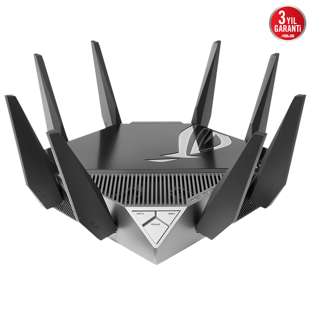 ASUS ROG RAPTURE GT-AX11000 PRO TRI-BAND-GAMING-Ai MESH-AiPROTECTION PRO/ALEXA-TORRENT-BULUT-DLNA-4G-VPN-ROUTER-ACCESS POINT