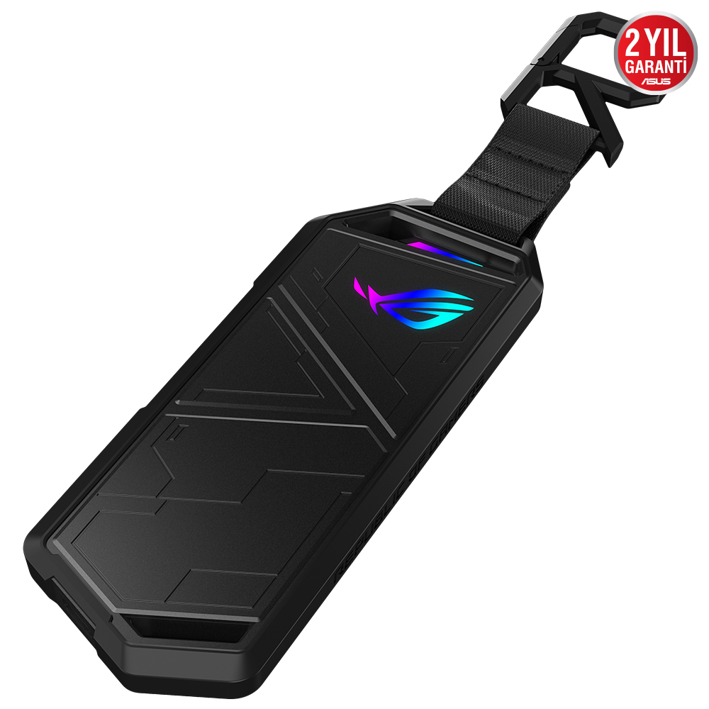 ASUS ROG STRIX ARION M.2 NVME SSD KUTUSU USB3.2 GEN2 TİP-C (10 GBPS) CİFT USB C DENC YE VE USB-C DEN A YA KABLO