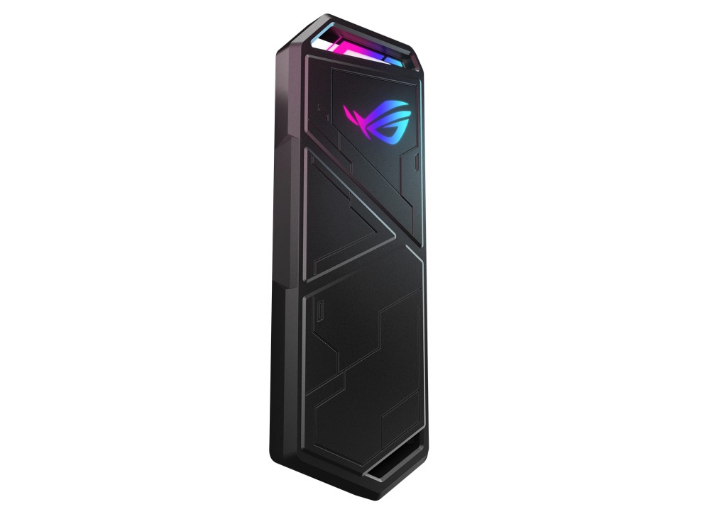 ASUS ROG STRİX ARİON S500 USB3.2 TYPE-C TAŞINABİLİR SSD—USB3.2 GEN2 TİP-C (10 GBPS) 500GB KAPASİTE 1050MB/S KADAR VERİ AKTARIM HIZI USB- C DEN C YE KABLO AURA SYNC RGB