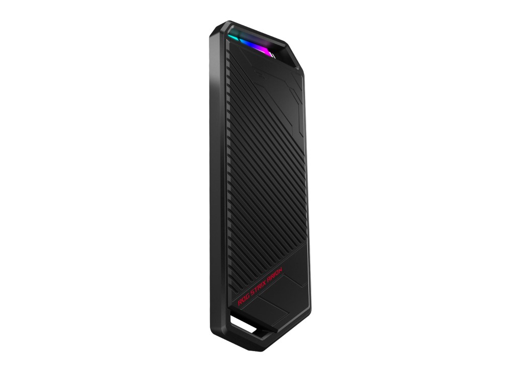 ASUS ROG STRİX ARİON S500 USB3.2 TYPE-C TAŞINABİLİR SSD—USB3.2 GEN2 TİP-C (10 GBPS) 500GB KAPASİTE 1050MB/S KADAR VERİ AKTARIM HIZI USB- C DEN C YE KABLO AURA SYNC RGB