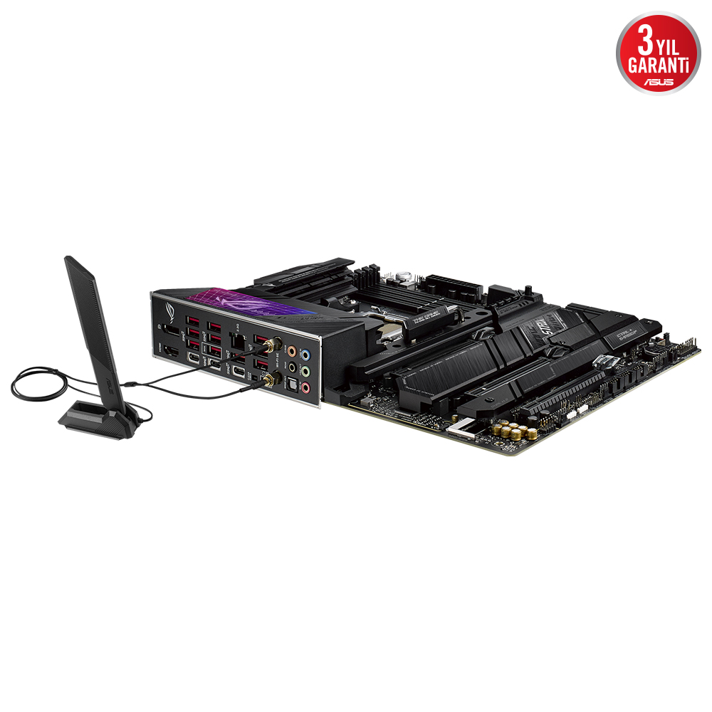 ASUS ROG STRIX X670E-E GAMING WIFI AMD X670E AM5 DDR5 6400 DP HDMI 4X M2 USB3.2 WİFİ 6E AURA RGB 2.5GBİT LAN ATX 128GB’A KADAR RAM DESTEĞİ PCIE5.0 ASUS 5X PROTECTION III