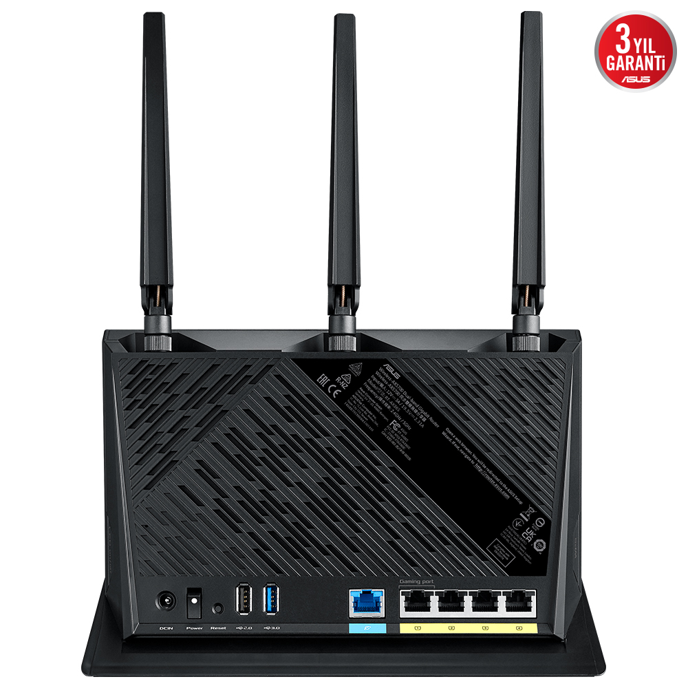 ASUS RT-AX86S WIFI6 DUALBAND-GAMİNG-Aİ MESH-AİPROTECTİON-TORRENT-BULUT-DLNA-4G-VPN-ROUTER-ACCESS POİNT