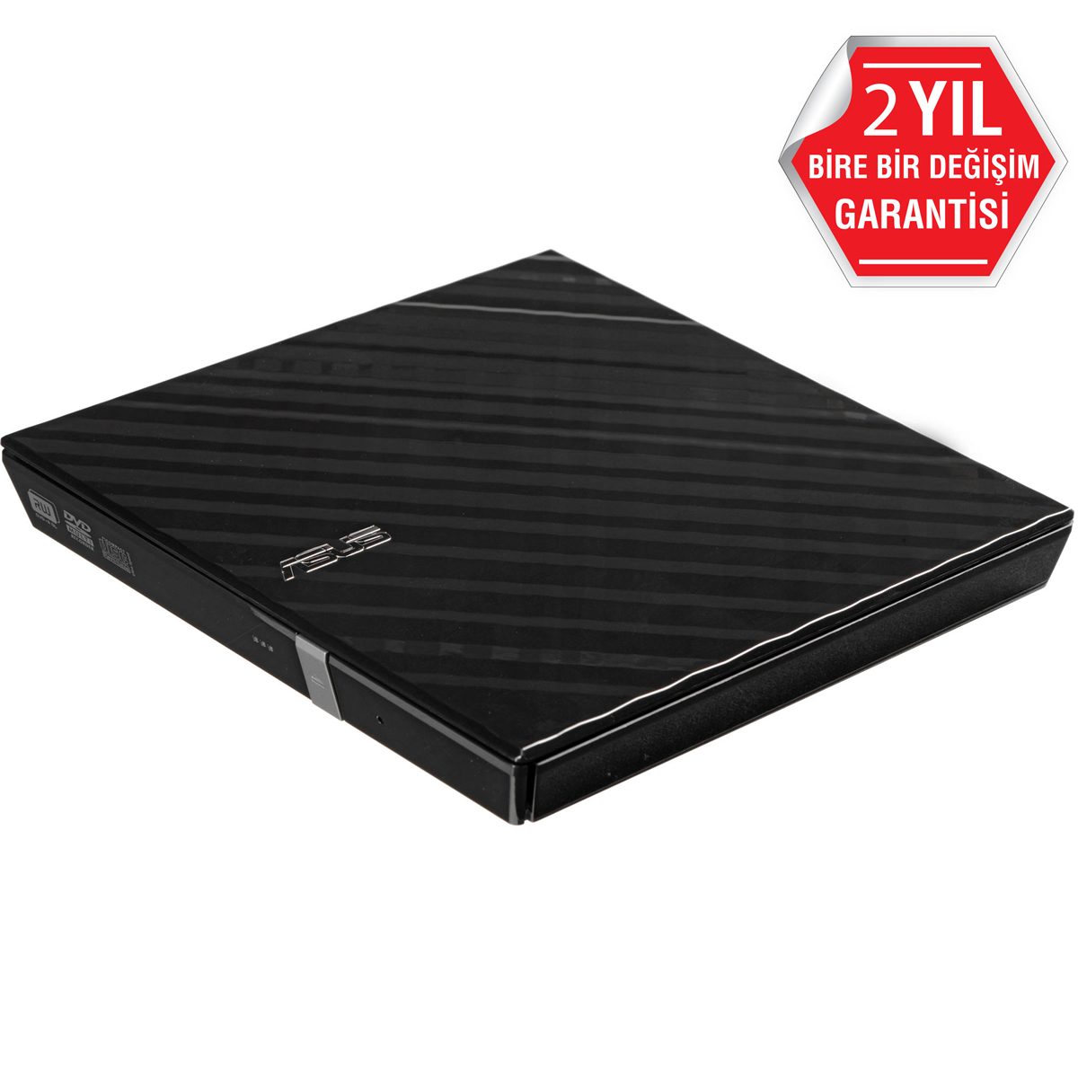 ASUS SDRW-08D2S-U LITE 8X HARİCİ DVD YAZICI  M-DİSC DESTEKLİ  SİYAH