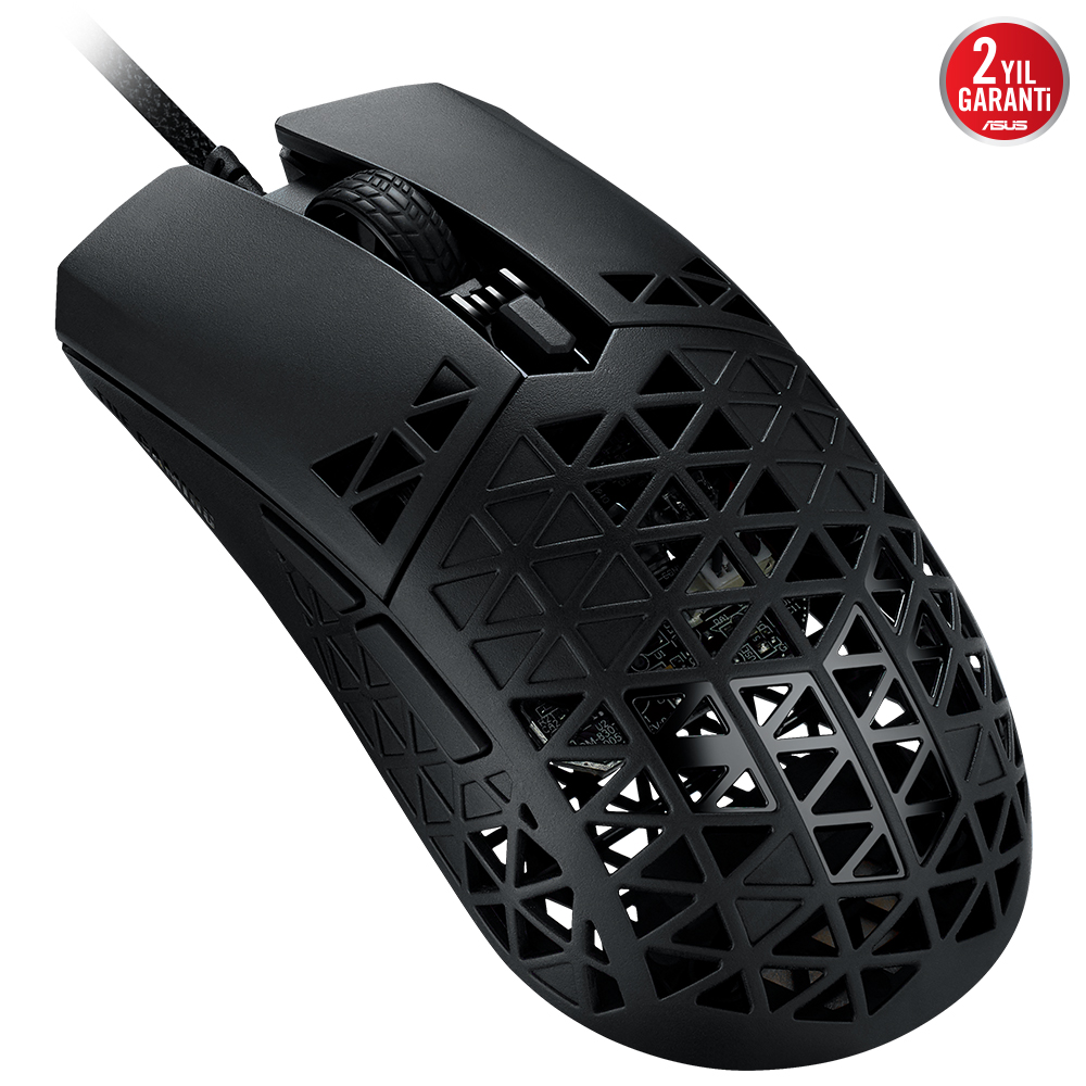 ASUS TUF GAMING M4 AIR GAMING MOUSE ULTRA HAFİF 16,000 DPI OPTİK SENSÖR 6 PROGRAMLANABİLİR TUŞ IPX6 SU GEÇİRMEZ