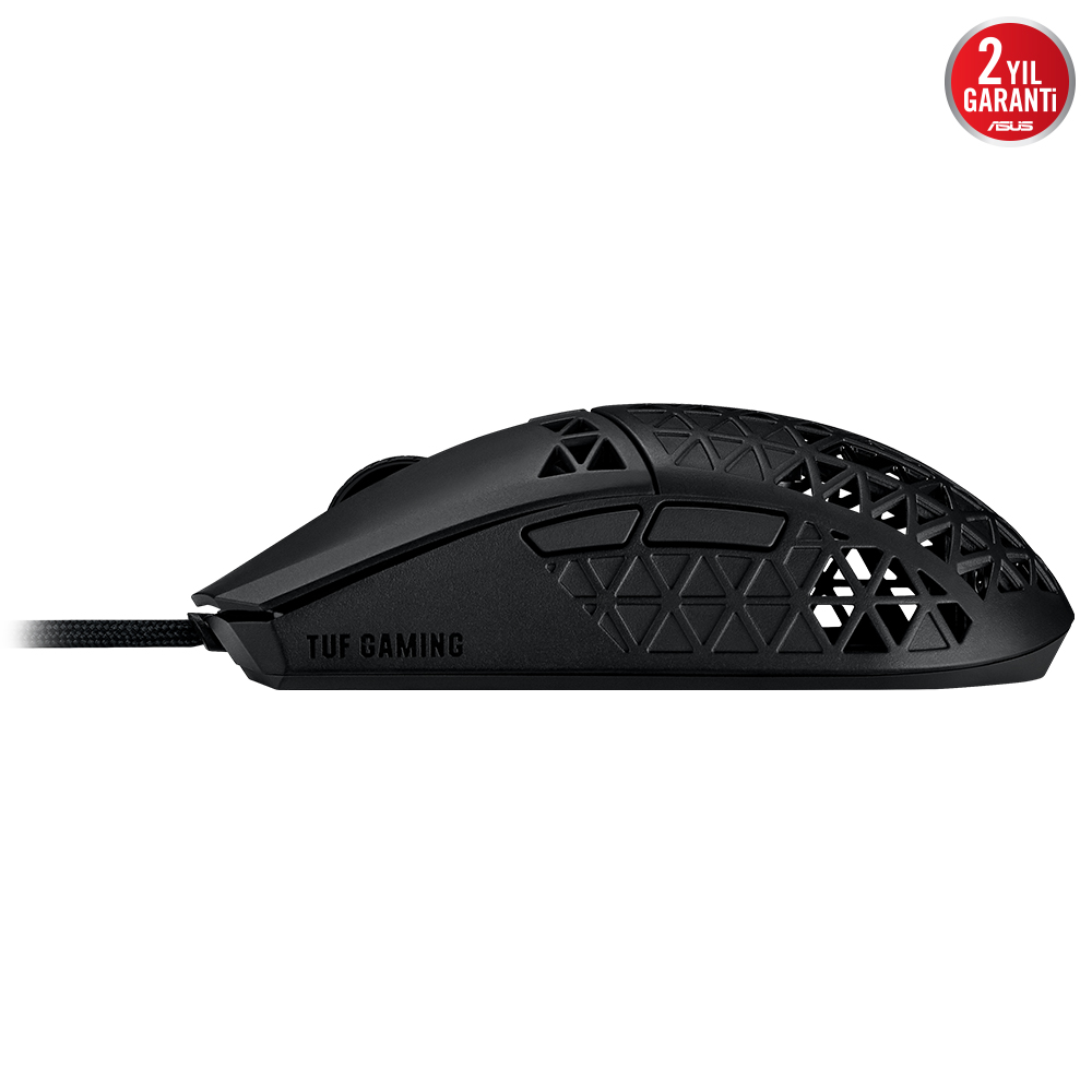 ASUS TUF GAMING M4 AIR GAMING MOUSE ULTRA HAFİF 16,000 DPI OPTİK SENSÖR 6 PROGRAMLANABİLİR TUŞ IPX6 SU GEÇİRMEZ