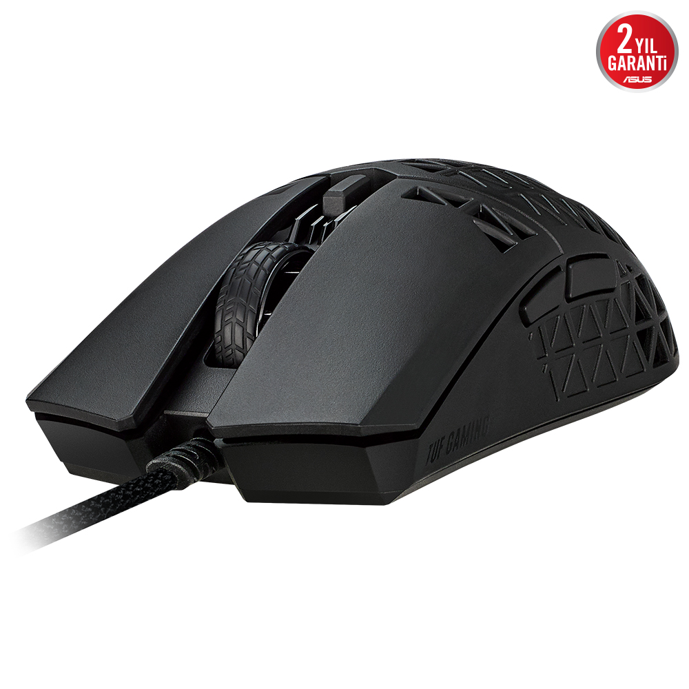 ASUS TUF GAMING M4 AIR GAMING MOUSE ULTRA HAFİF 16,000 DPI OPTİK SENSÖR 6 PROGRAMLANABİLİR TUŞ IPX6 SU GEÇİRMEZ