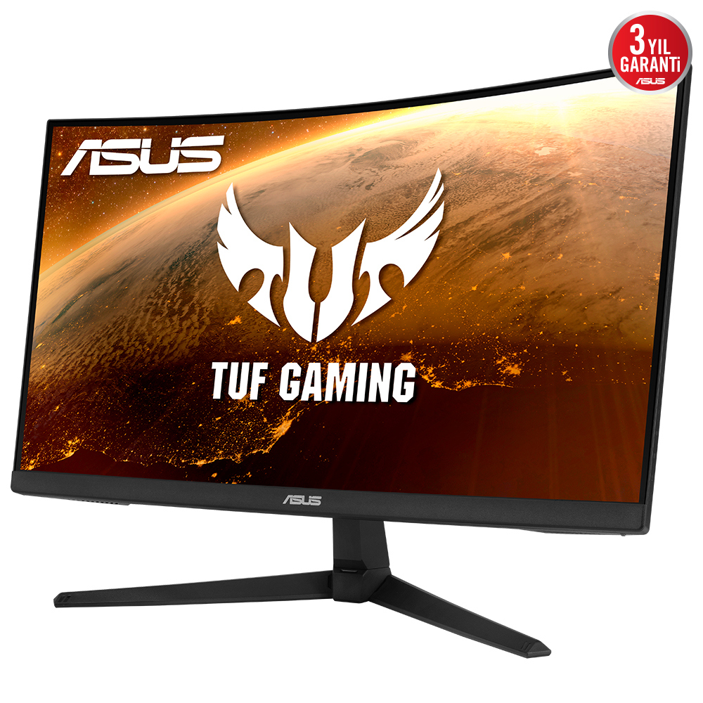 ASUS TUF GAMING VG24VQ1B CURVED GAMING MONITOR 23.8 FULL HD 1920x1080 165Hz EXTREME LOW MOTION BLUR ADAPTIVE SYNC FREE SYNC PREMIUM 1MS