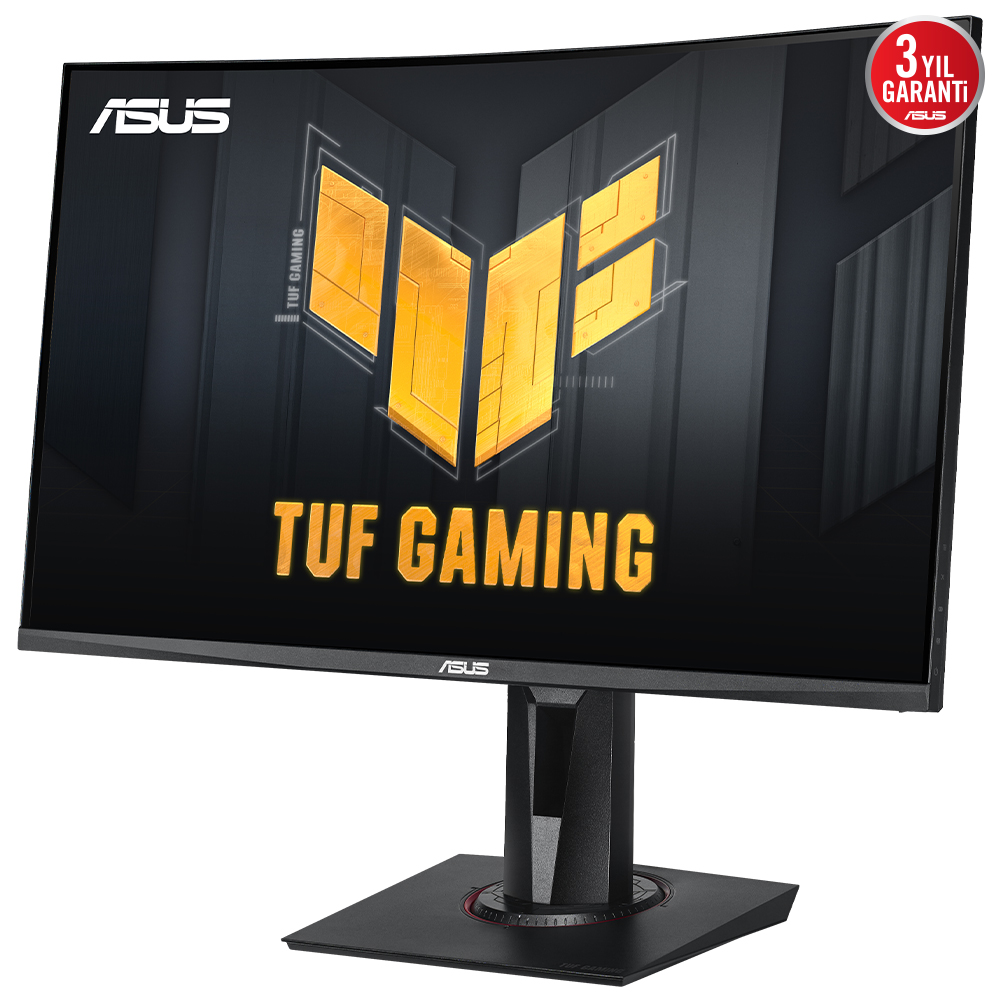 ASUS TUF GAMING VG27VQM 27 GAMING KAVISLI VA FREESYNC PREMIUM 1920x1080 1MS(MPRT) 240HZ DP HDMI 2xUSB 3.2 Gen 1 Type-A MM VESA 3YIL ELMB SYNC YUKSEKLIK AYARLI Monitör