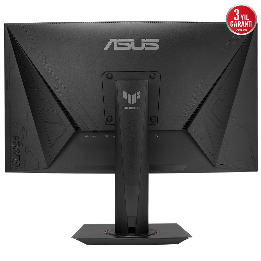 ASUS TUF GAMING VG27VQM 27 GAMING KAVISLI VA FREESYNC PREMIUM 1920x1080 1MS(MPRT) 240HZ DP HDMI 2xUSB 3.2 Gen 1 Type-A MM VESA 3YIL ELMB SYNC YUKSEKLIK AYARLI Monitör