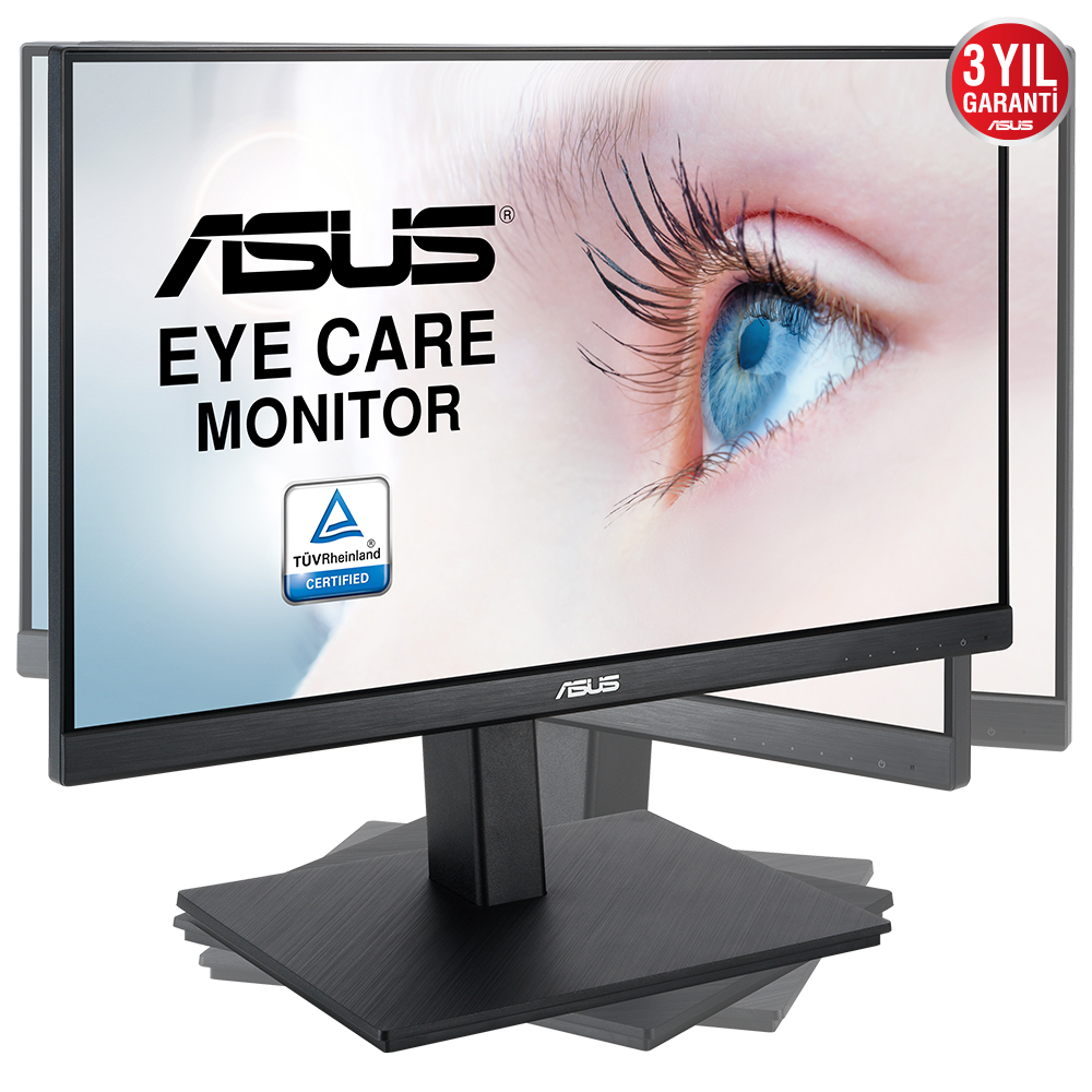 ASUS VA229QSB 21.5 IPS FREESYNC 1920x1080 5MS 75HZ DP HDMI VGA USB X2 MM VESA 3YIL EYECARE. FLICKER-FREE.CERCEVESIZ.DUSUK MAVI ISIK.