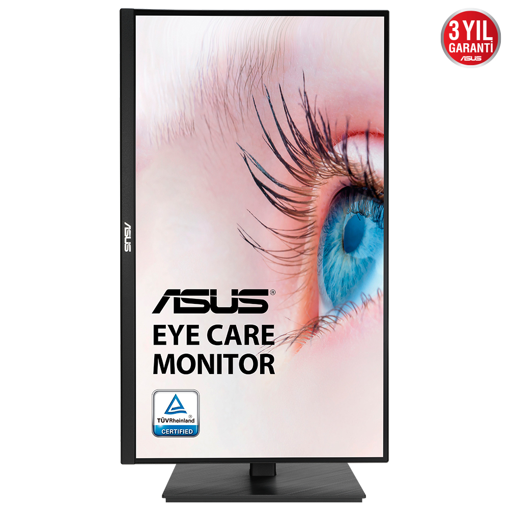 ASUS VA27AQSB 27 IPS FREESYNC 2560x1440 1MS(MPRT) 75HZ DP HDMI USB X2 MM VESA 3YIL EYECARE, FLICKER-FREE,CERCEVESIZ,DUSUK MAVI ISIK,PIVOT