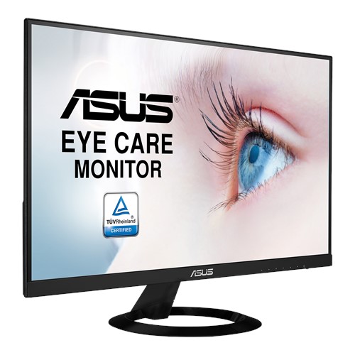 ASUS VZ249HE 23.8 IPS 1920x1080 5MS 75HZ HDMI VGA  3YIL EYECARE. FLICKER-FREE.CERCEVESIZ.DUSUK MAVI ISIK