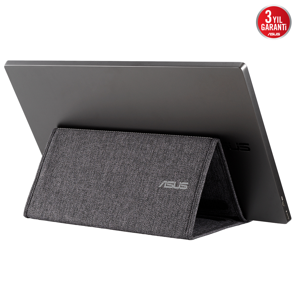 ASUS ZENSCREEN MB16AH 15.6 TASINABILIR USB MONITOR IPS 1920x1080 5MS USB Type-C Micro-HDMI MM 3YIL MAT EKRAN EYECARE