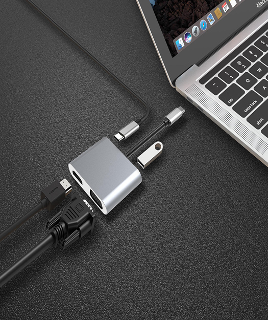 Dexim Premium 4 in 1 USB-C Hub