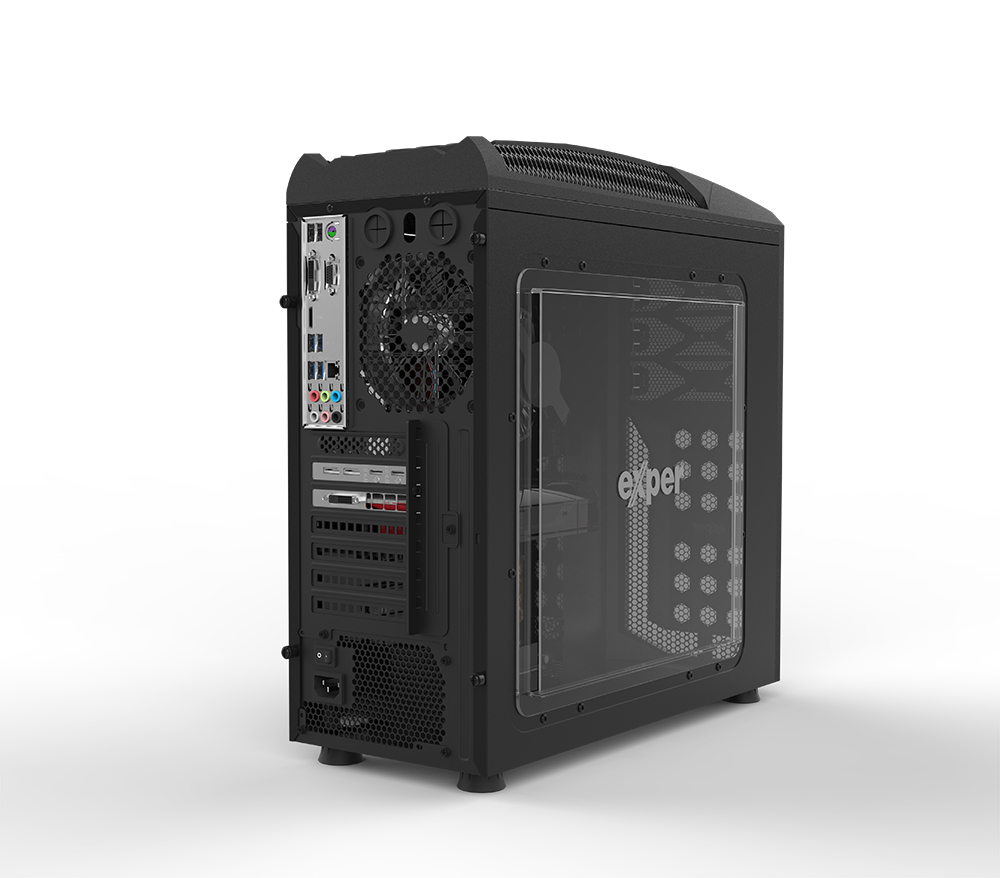 EXPER PC GAMING FLEX XCELLERATOR XC557 B550 R5 3600 16GB 1TB HDD 480GB M2 SSD RX6700XT 12GB 700W FDOS