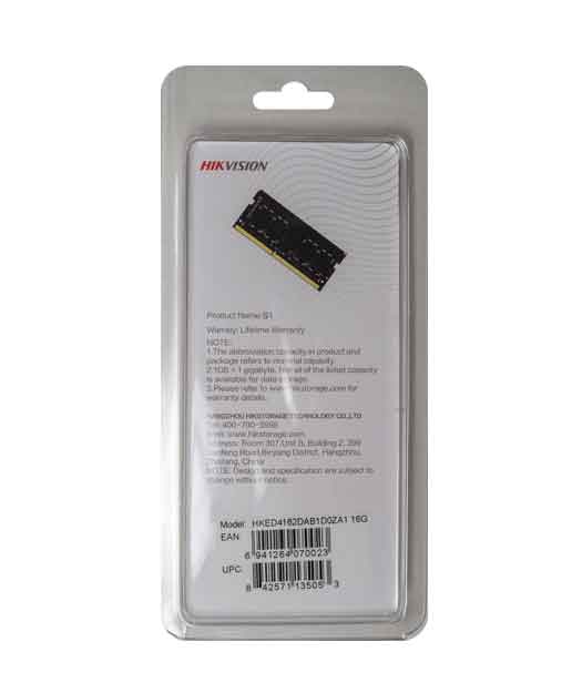 Hikvision DDR4 3200MHz 16GB SODIMM RAM