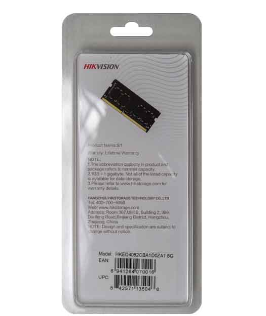 Hikvision DDR4 3200MHz 8GB SODIMM-S1 RAM