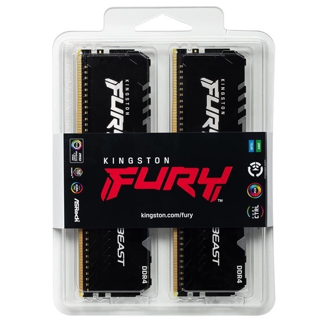 Kingston 16GB 2x8 D4 3200 RGB KF432C16BBAK2/16