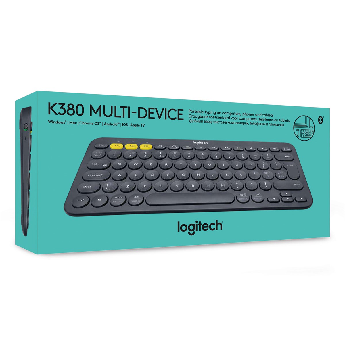 LOGİTECH K380 MULTİ-DEVİCE BLUETOOTH(R) KLAVYE-GRİ 920-007586