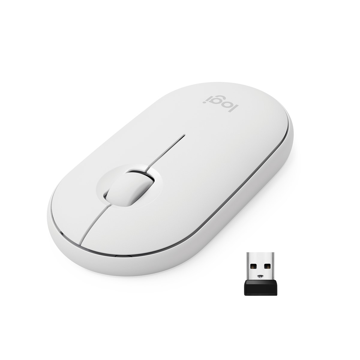 LOGITECH M350 PEBBLE KABLOSUZ MOUSE-BEYAZ 910-005716