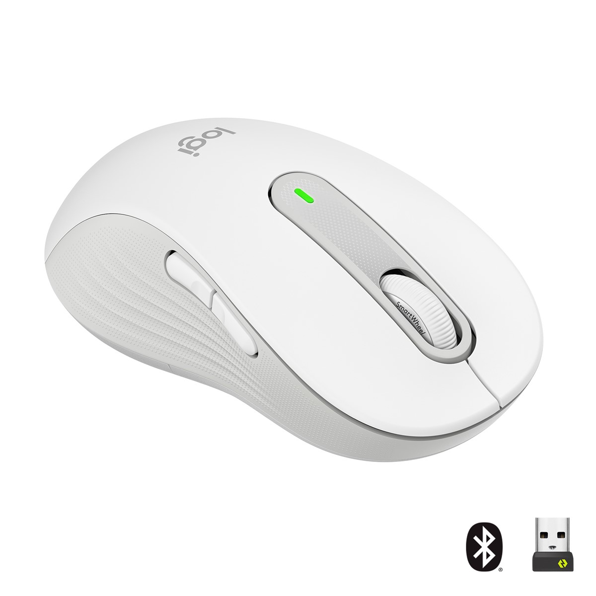 LOGITECH M650 L SIGNATURE SOL EL iÇİN KABLOSUZ TAM BOYUTLU MOUSE - BEYAZ 910-006240