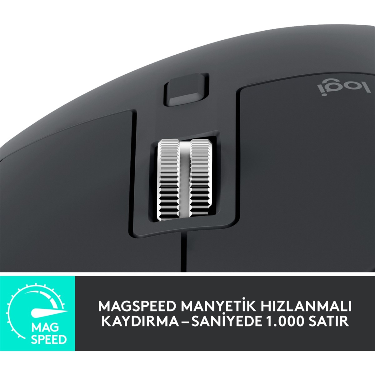 LOGITECH MX MASTER 3S KABLOSUZ PERFORMANS MOUSE SİYAH 910-006559