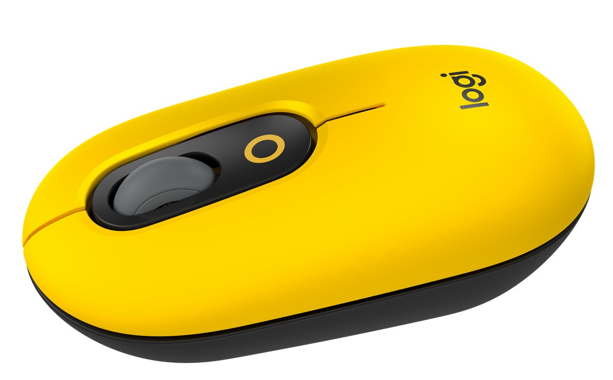 LOGITECH POP KABLOSUZ MOUSE EMOJİLİ - SARI & SİYAH 910-006546