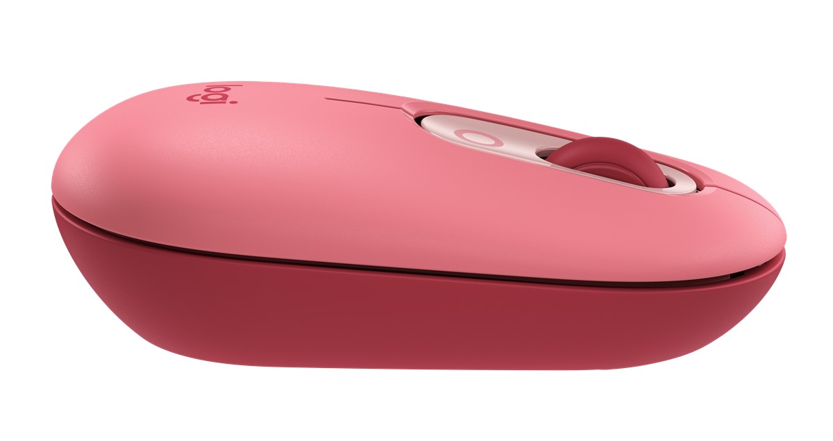 LOGITECH POP KABLOSUZ MOUSE EMOJİLİ - KIRMIZI & PEMBE 910-006548