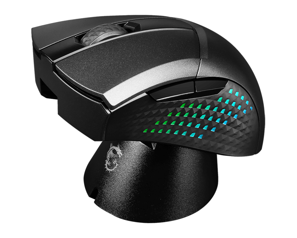 MSI GG CLUTCH GM51 LIGHTWEIGHT WIRELESS GAMING MOUSE MAX 26000 DPI OPTIK SENSOR 7KEY WITH WHEEL RGB LED MYSTIC LIGHT KABLOSUZ OYUNCU FARESI