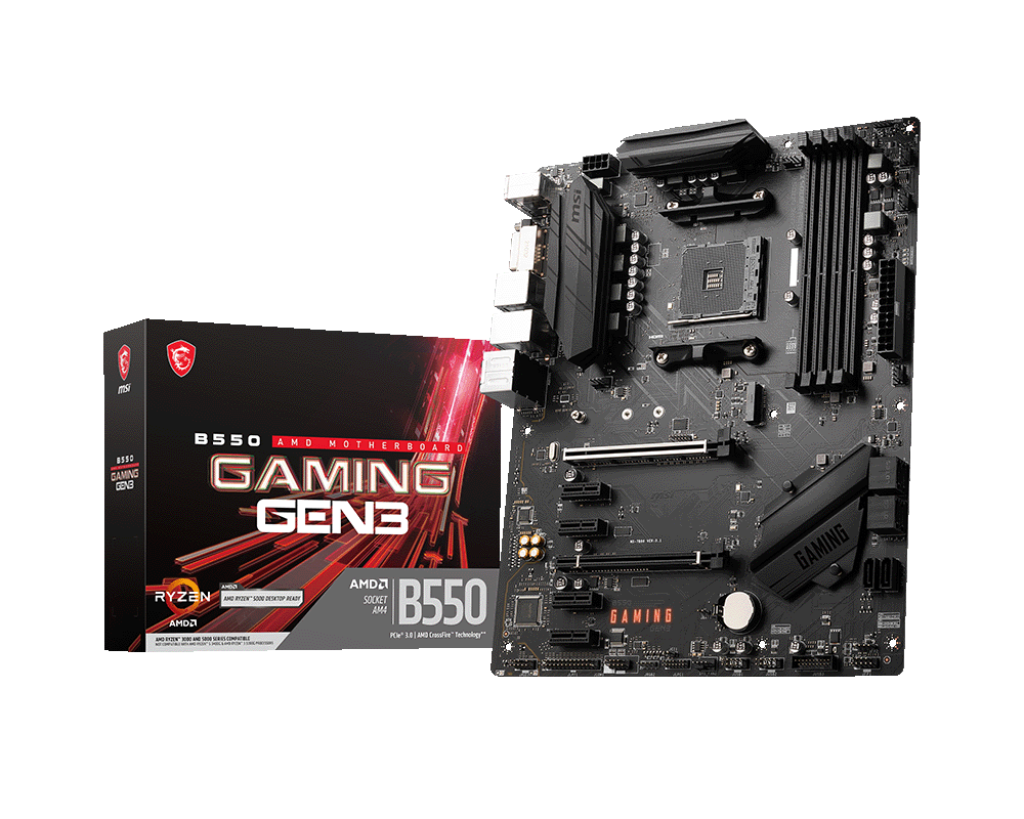 MSI MB B550 GAMING GEN3 AM4 B550 DDR4 4400(OC) HDMI DVI-D 1XM.2 USB3.2 ATX