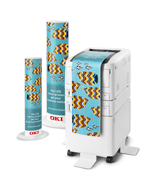 OKI 47228002 C824DN EURO A3/A4 TEK FONKSİYONLU RENKLİ LAZER YAZICI A4:26ppm A3:14ppm