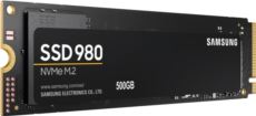 SAMSUNG 500GB 980 PCle M.2 3100-2600MB/s 2.38mm Flash SSD