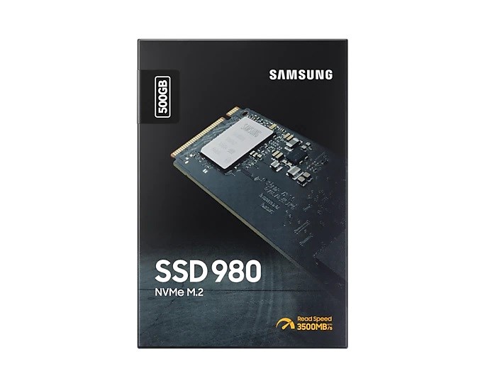 Samsung 980 500GB NVMe M.2 SSD (3100-2600MB/s)