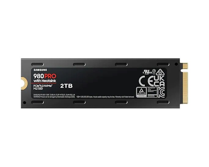 Samsung 980 Pro 2T NVMe M.2 Soğutuculu (7000-5100)