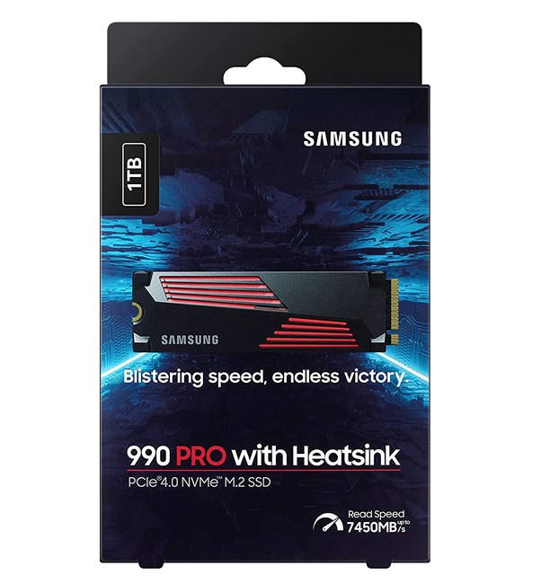 Samsung 990 Pro 1TB NVMe M.2 SSD (7450-6900MB/s)