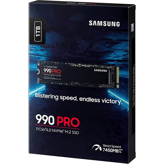 Samsung 990 Pro 1TB NVMe SSD (7450/6900MB/s)